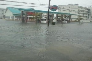 Hurricane Sandy North Wildwood NJ 2012