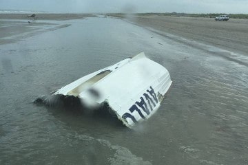 High Winds Split Lifeguard Boat In Avalon