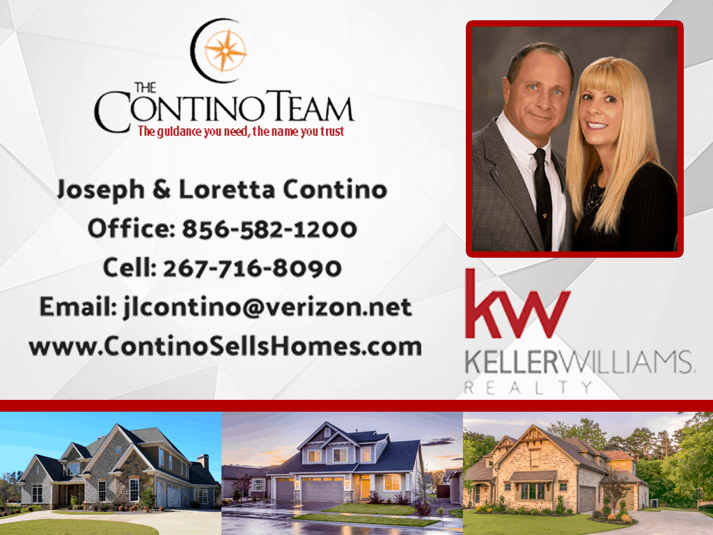 Joe Contino, the Best real estate agent in South Jersey and Pennsylvania. The Contino Team at Century 21 Rauh and Johns. www.continoSellsHomes.com