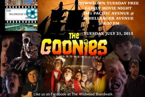 Downtown Movie Night, Wildwood The Goonies