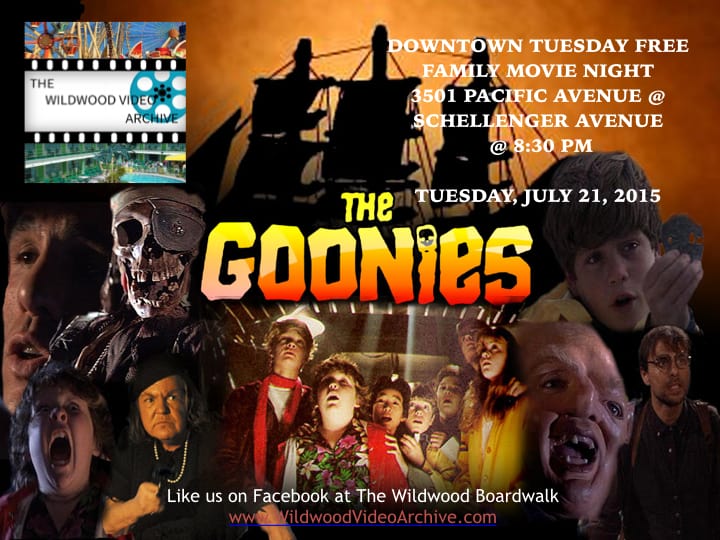 Downtown Movie Night, Wildwood The Goonies