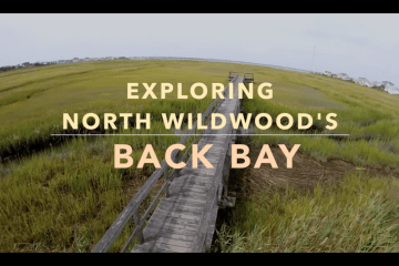 North Wildwood's Back Bay Drone