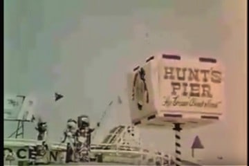 Footage of Old Hunt's Pier