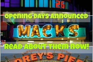 Opening Days Announced 2016