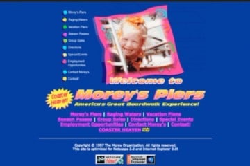 Moreys Piers Website