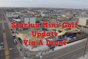 Starlux Mini-Golf Update Via A Drone