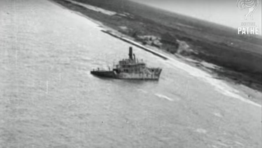 Cape May Concrete Ship In 1927