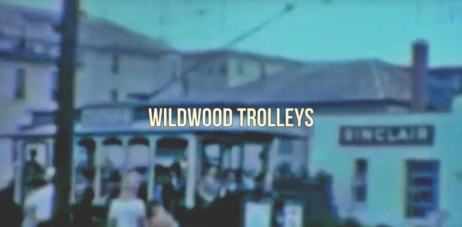 Wildwood NJ Rare Trolley Car Footage