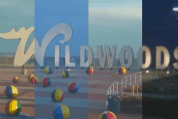 Wildwood Sign Time Lapse