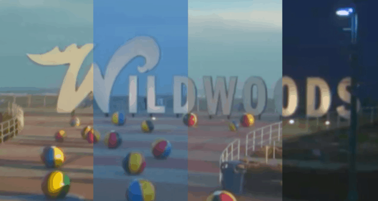 Wildwood Sign Time Lapse