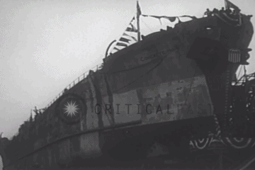 Launching of A Concrete Ship