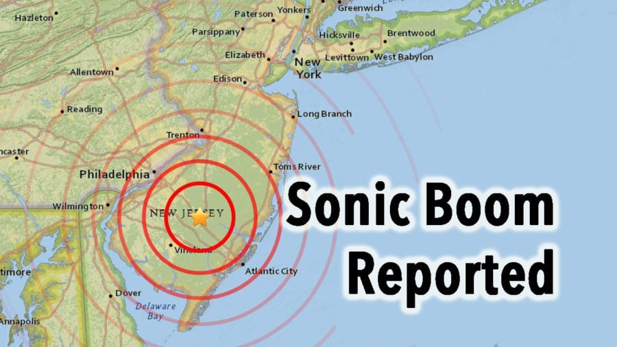 Sonic Boom Felt In South Jersey