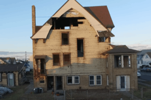 Drone Video of N. Wildwood House Demolition