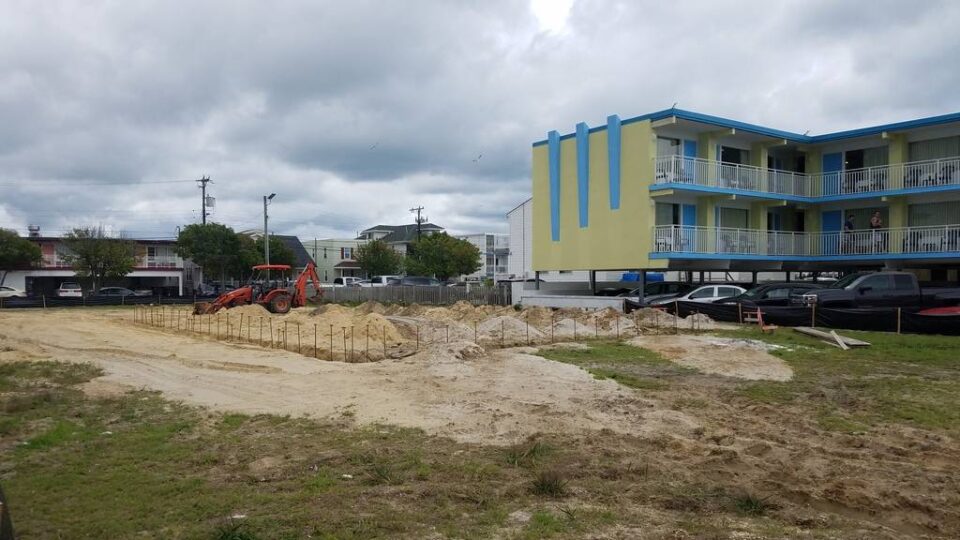 Construction Starts On NEW Wildwood Motel Wildwood Video Archive