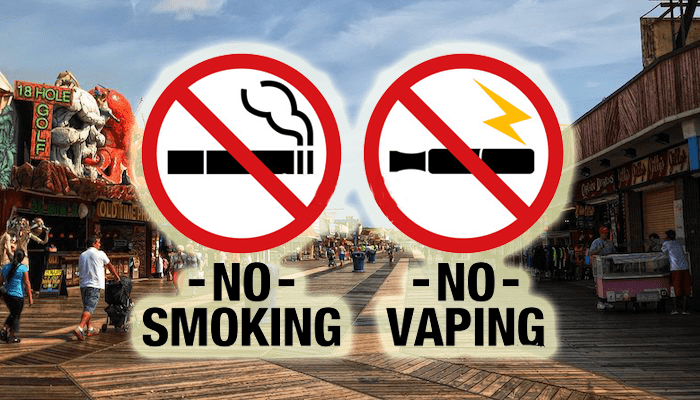 Vapors, Electric Cigs To Be Banned On Wildwood Boardwalk