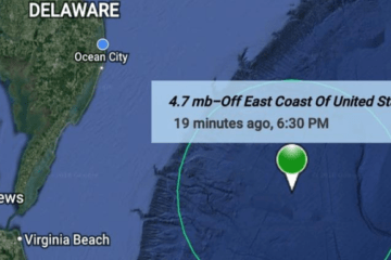 Earth Quake Felt In Cape May County