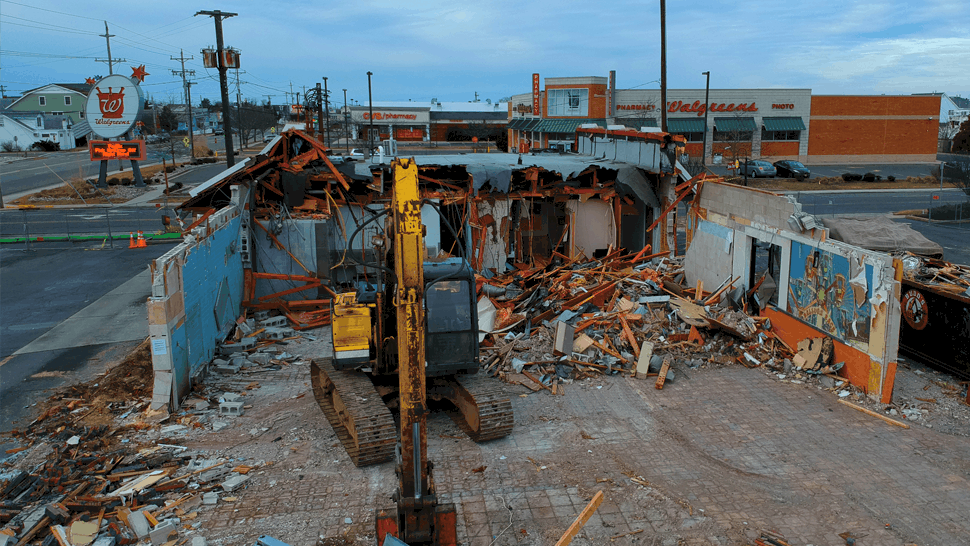McDonald’s Demolition Drone Video