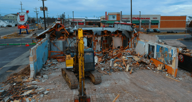 McDonald’s Demolition Drone Video