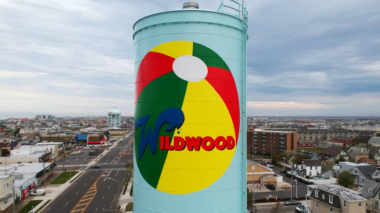 Wildwood Water Tower Gets A Makeover!