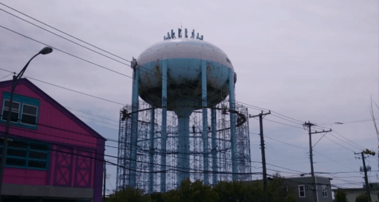 Wildwood Water Tower Get’s A Make-Over