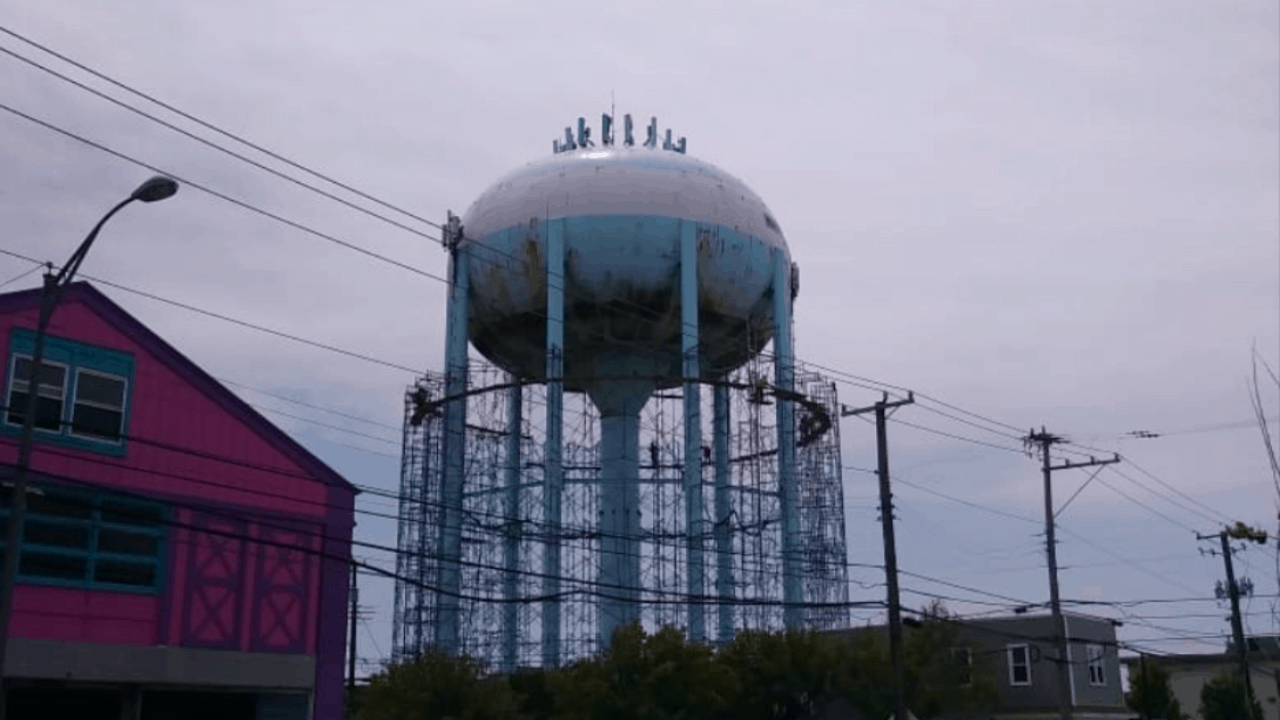 Wildwood Water Tower Get’s A Make-Over