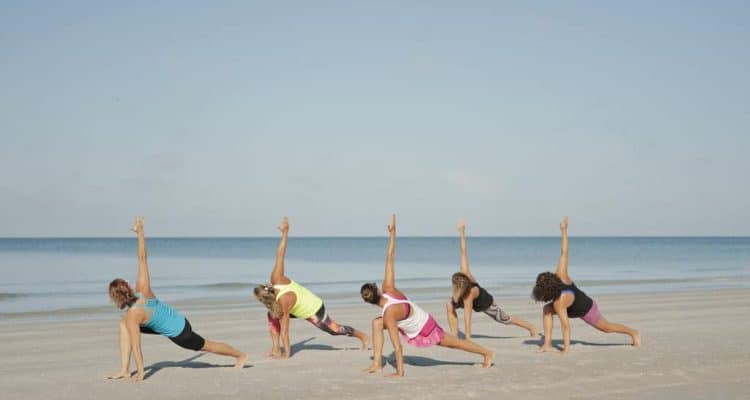 Yoga on the Wildwood Beach 