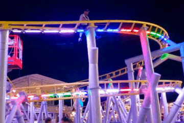 Check Out The Runaway Tram Lights!