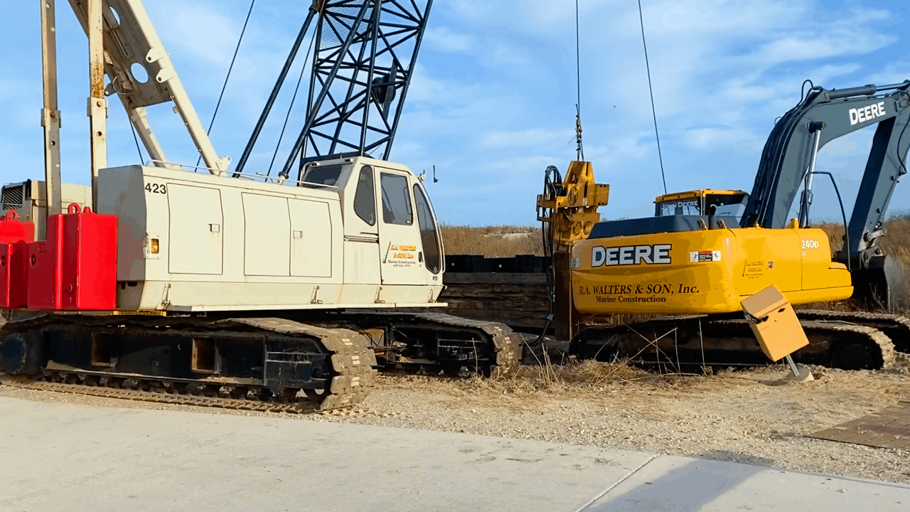 North Wildwood Bulkhead Construction Update