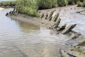 Old Sunken Boat Discovered In Cape May