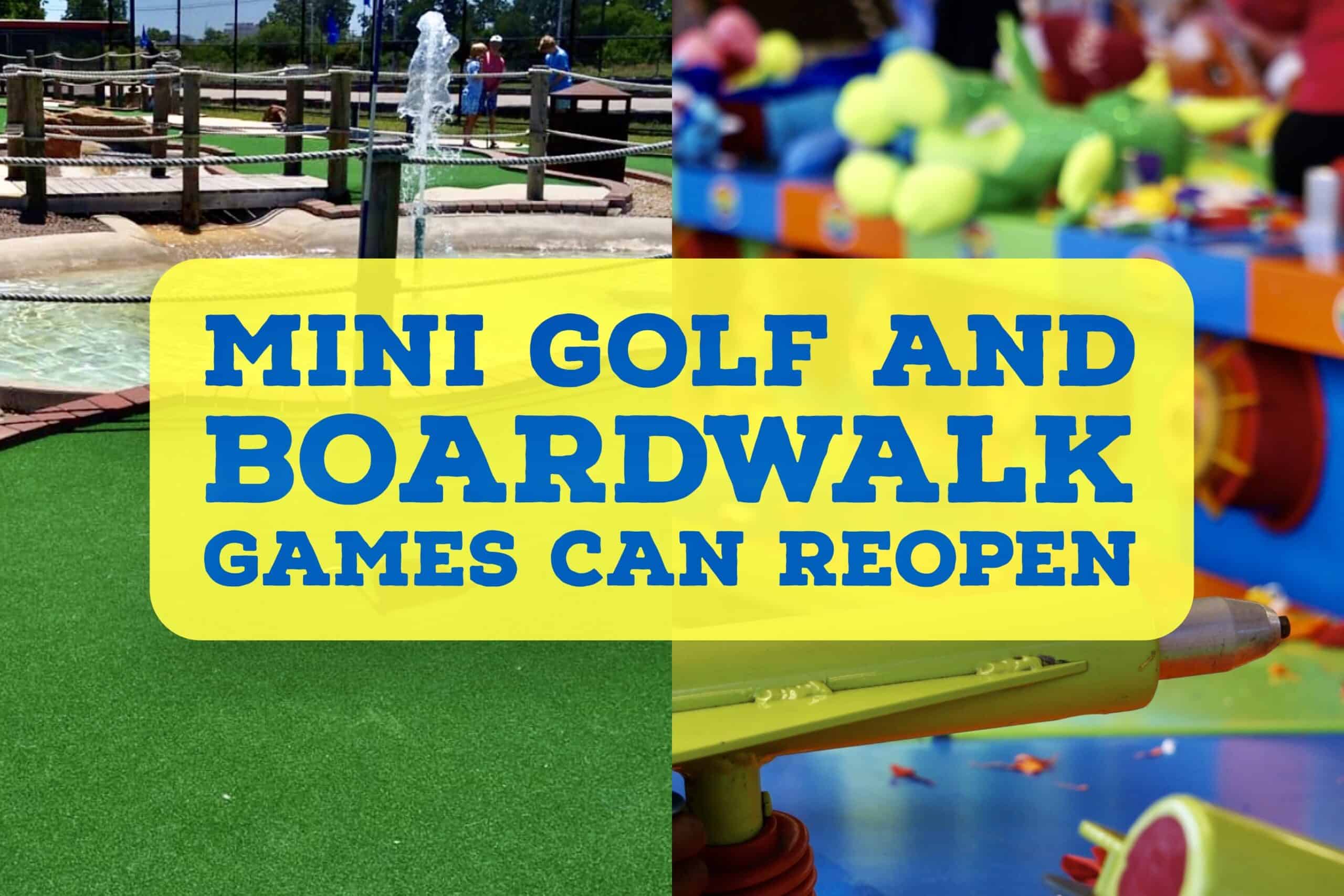NJ Mini-Golf and Boardwalk Games Can Reopen