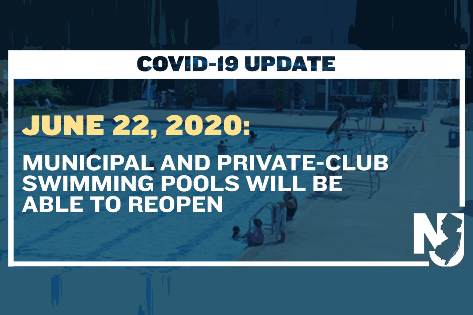 NJ Municipal And Swimming Pools Opening Date Announced