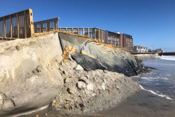 Hurricane Teddy Creates Beach Erosion In N. Wildwood