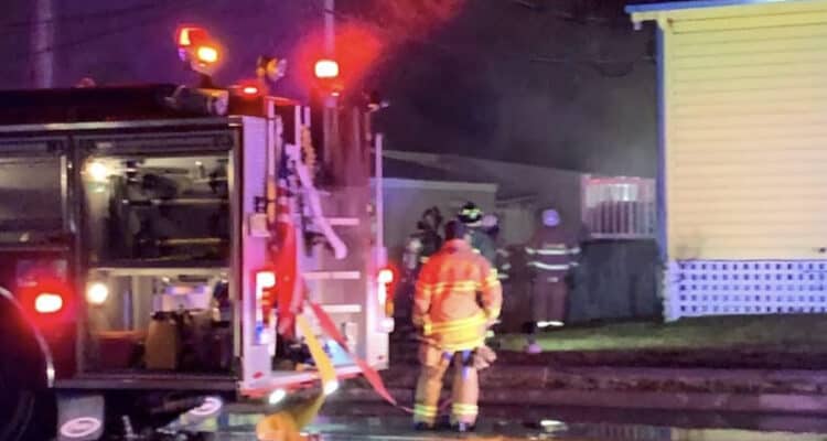 Cape May Fire Fighters Put Out Kitchen Fire