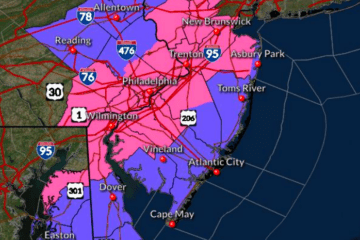 NJ + PA Winter Storm Warning Details