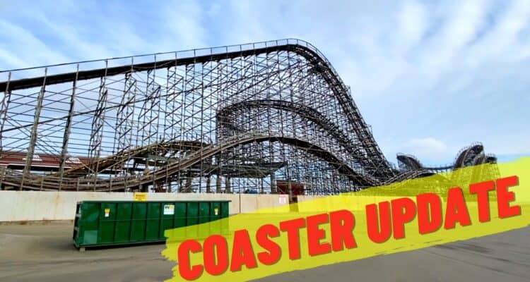 Great White Coaster Re-Track Update