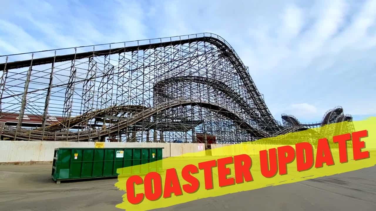Great White Coaster Re-Track Update