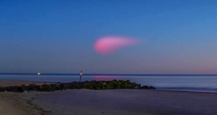 Explaining That Mysterious Pink Cloud From Last Night