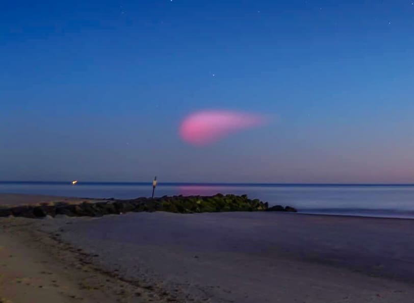 Explaining That Mysterious Pink Cloud From Last Night