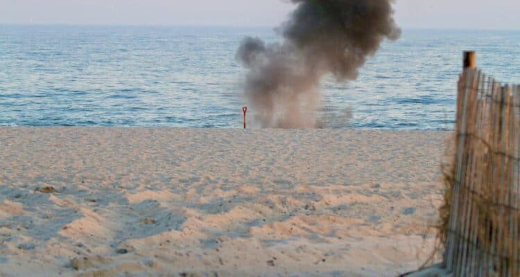 Found Unexploded WWII Ordnances Detonated On Cape May Beach