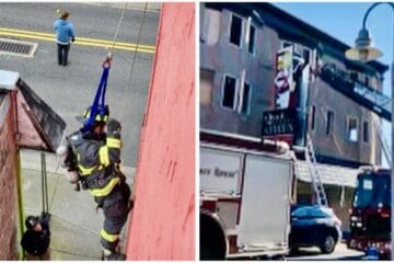 N. Wildwood Fire Practice On 2nd St. Annies