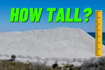 How Tall Are N. Wildwood’s Sand Piles?