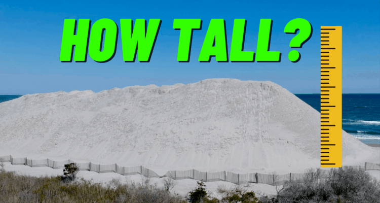 How Tall Are N. Wildwood’s Sand Piles?