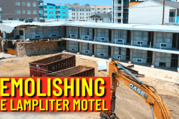 Demolishing The Lampliter Motel - Wildwood Crest