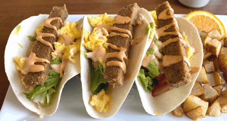 Trying Scrapple Tacos - Anglesea Pub