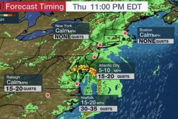 UPDATE 6PM - Tropical Storm Warning For Cape May County