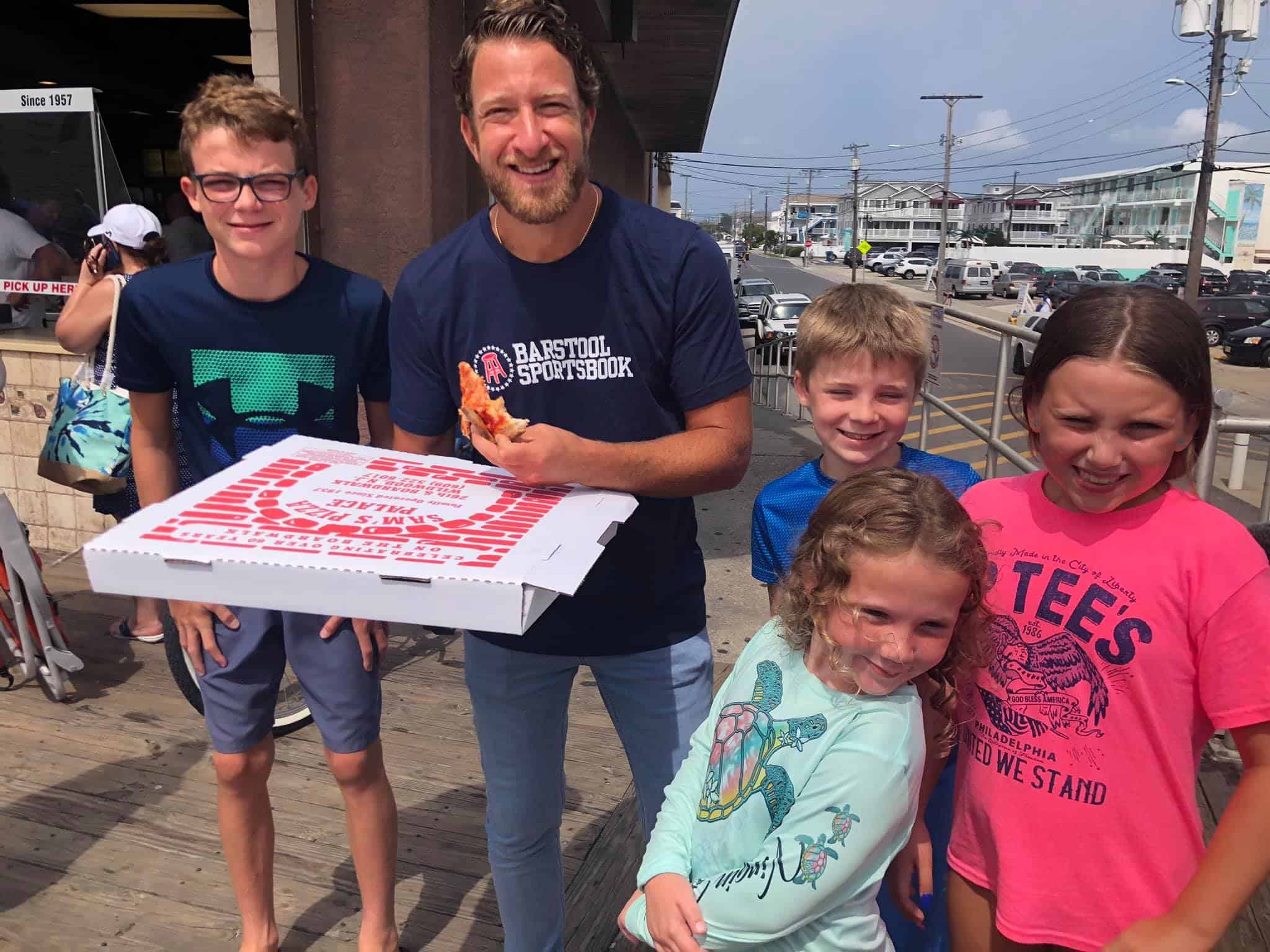 Dave Portnoy Comes To Wildwood And Rates Sam’s Pizza And Mack's Pizza
