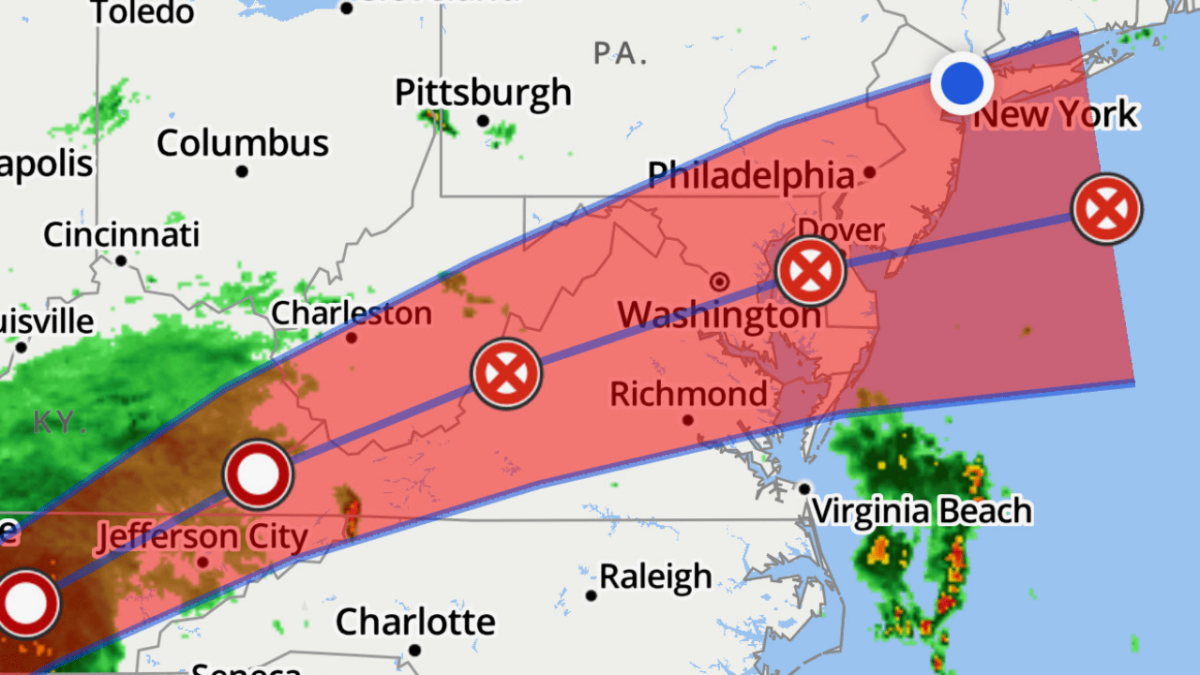 Tornado Threat High In South Jersey From Remnants of Ida Wildwood