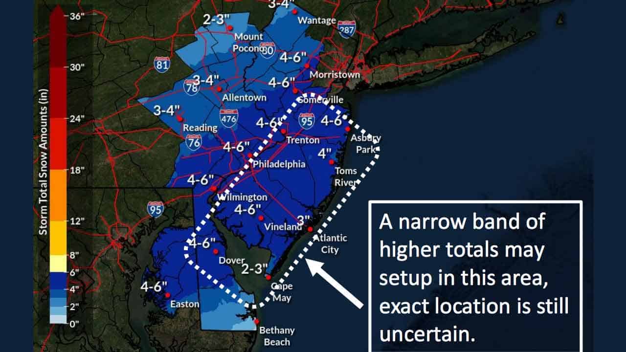 New Jersey To Get More Snow Tomorrow