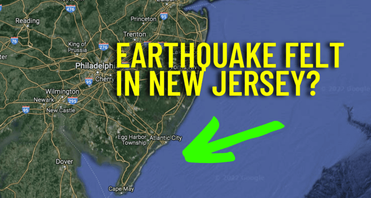 new jersey earthquake felt map