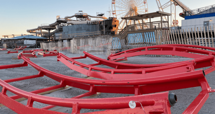 Rollie's Coaster Update - Tracks on The Beach!